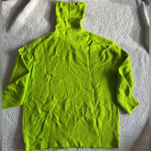 ZARA Indigo Blue Oversized Knit Sweater Jumper - Picture 5 of 10